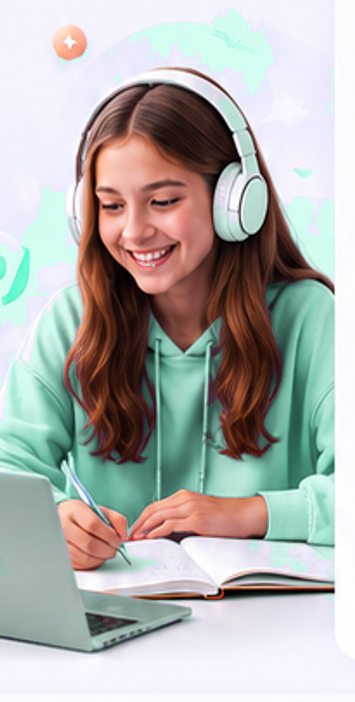 Ученица занимается онлайн на Skill-Study